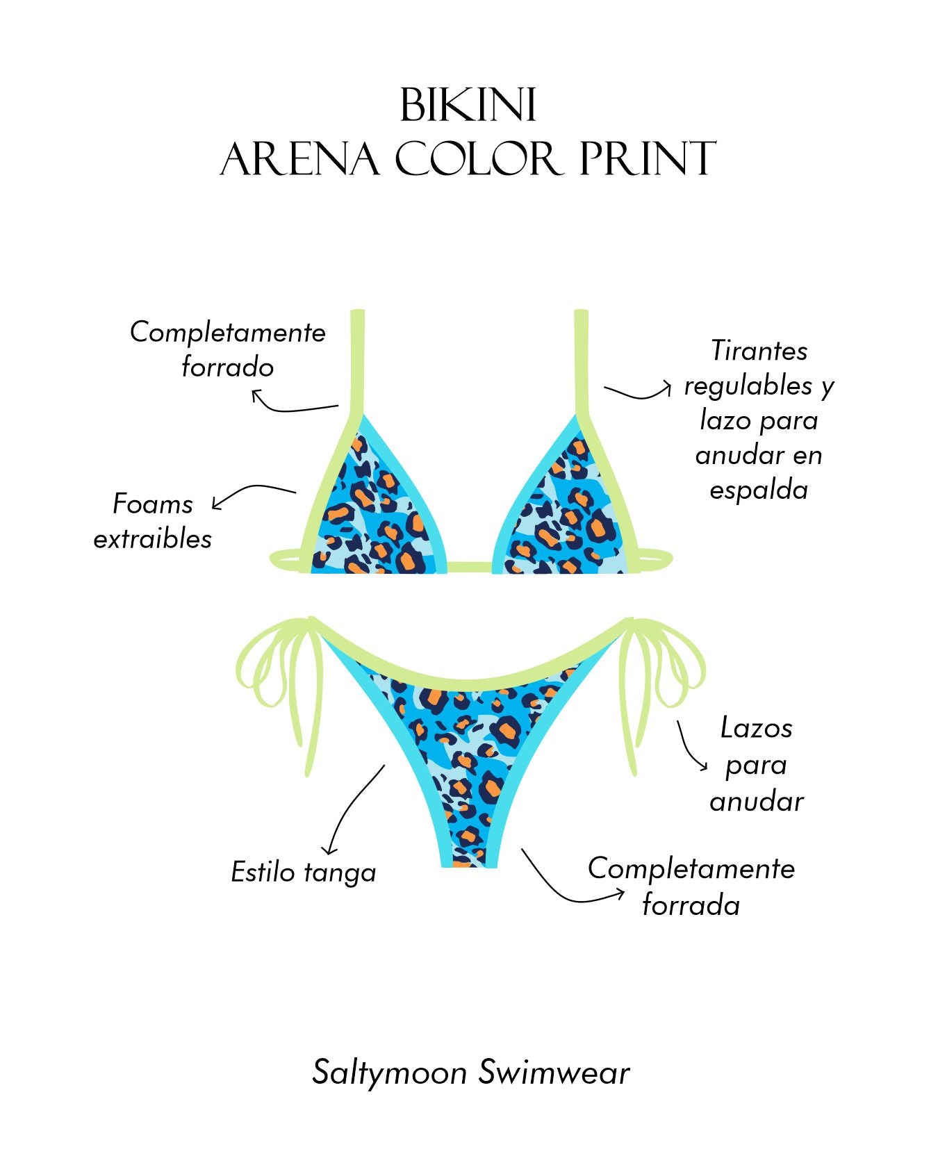 Bikini Arena Color Print