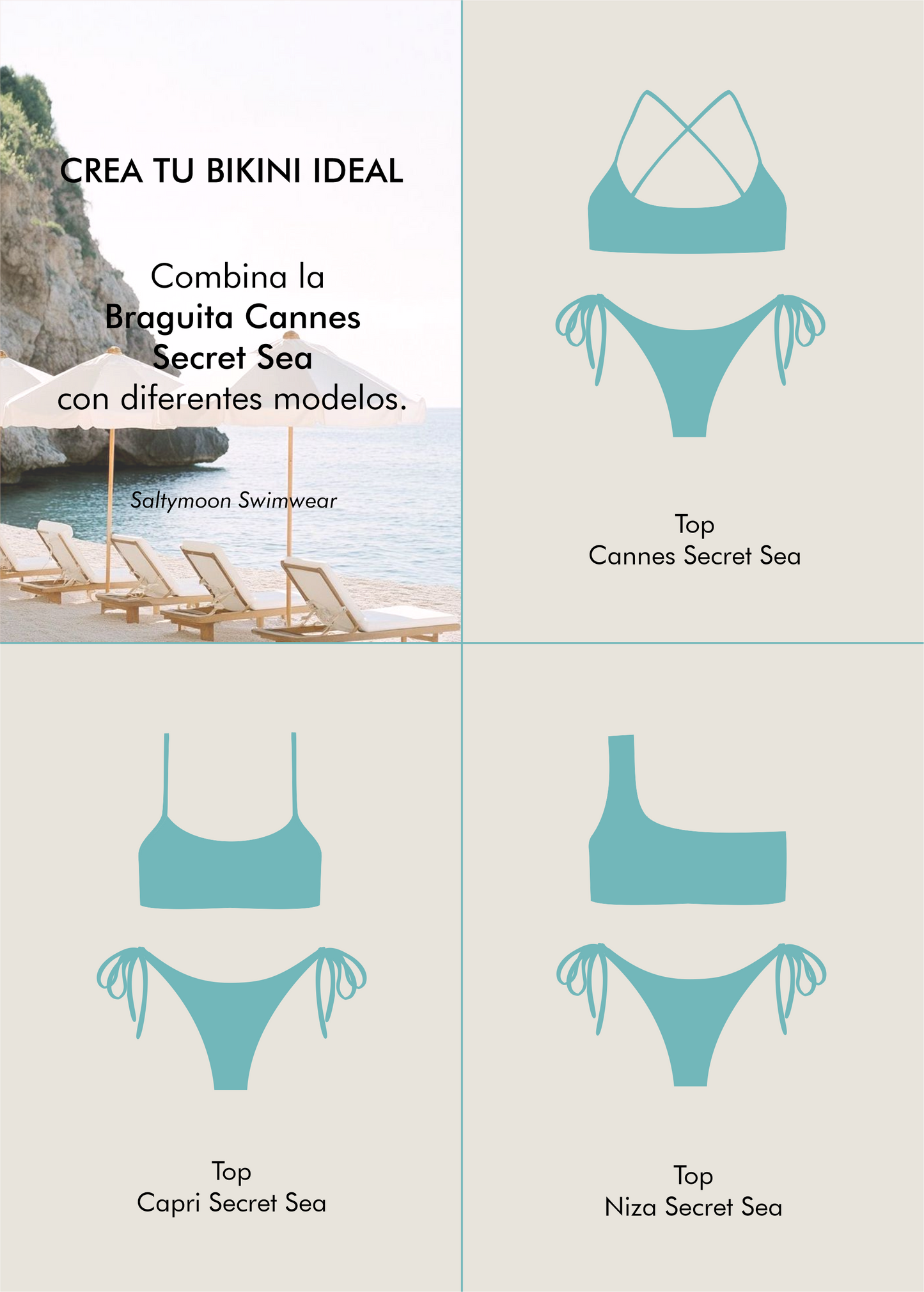 Mix and match Braga Cannes Secret Sea - Saltymoon
