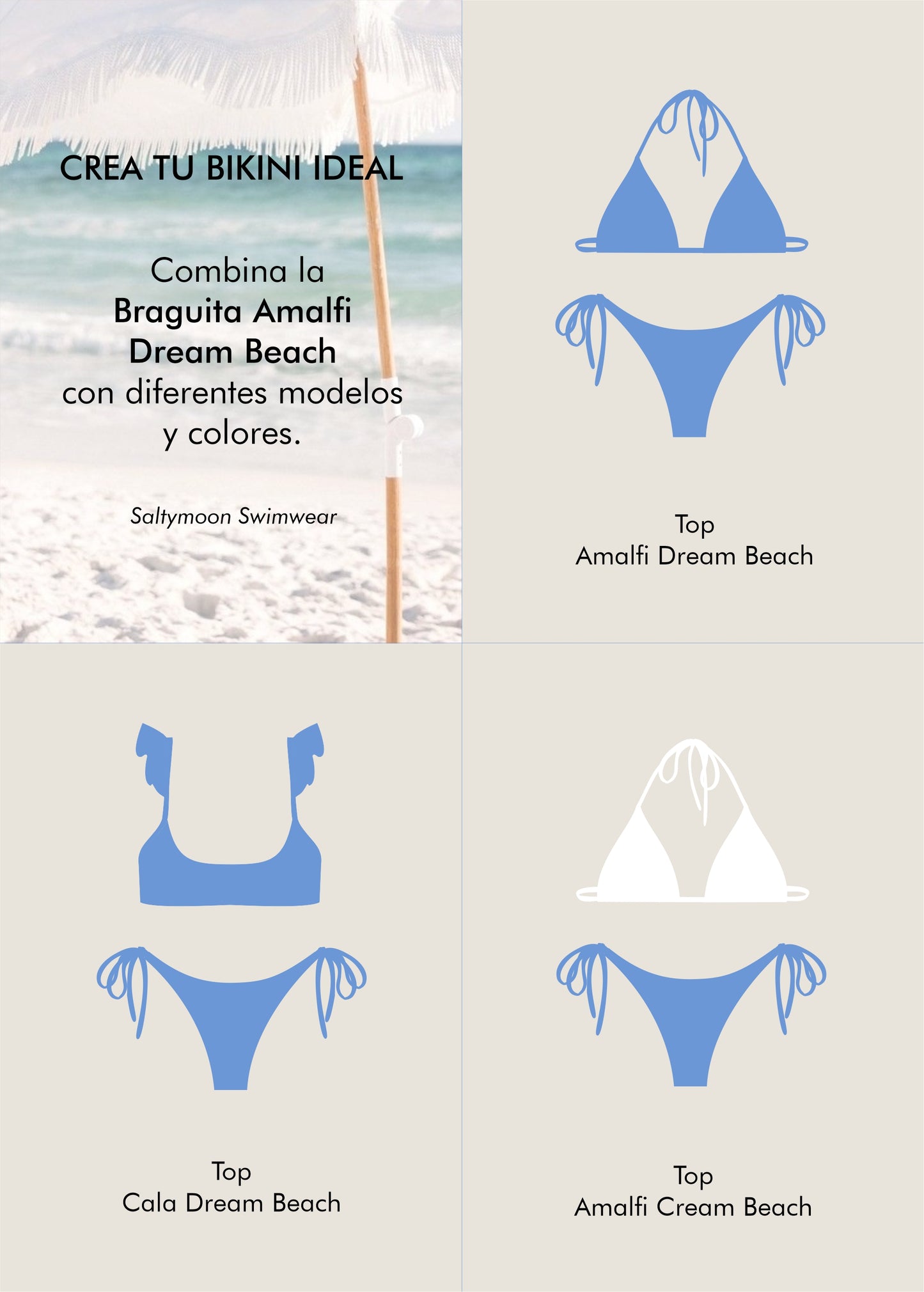 Mix and match Bikini Amalfi Dream Beach - Saltymoon