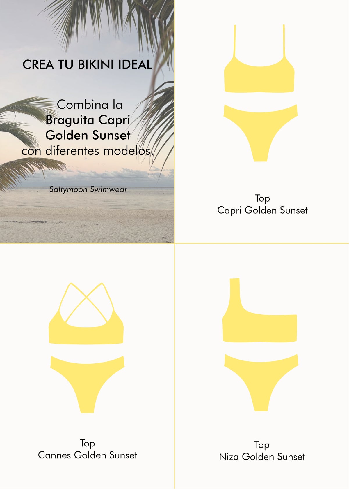 Mix and Match Braguita
de Bikini Capri Golden Sunset - Saltymoon