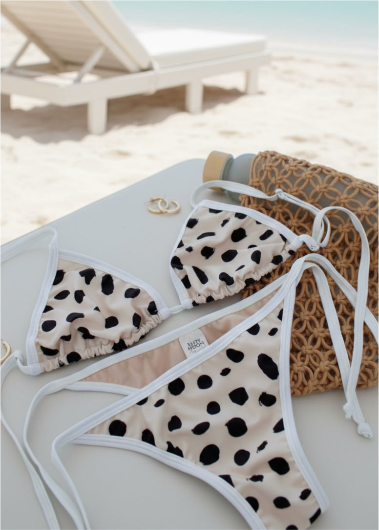 Bikini Arena Print - detalle estampado único