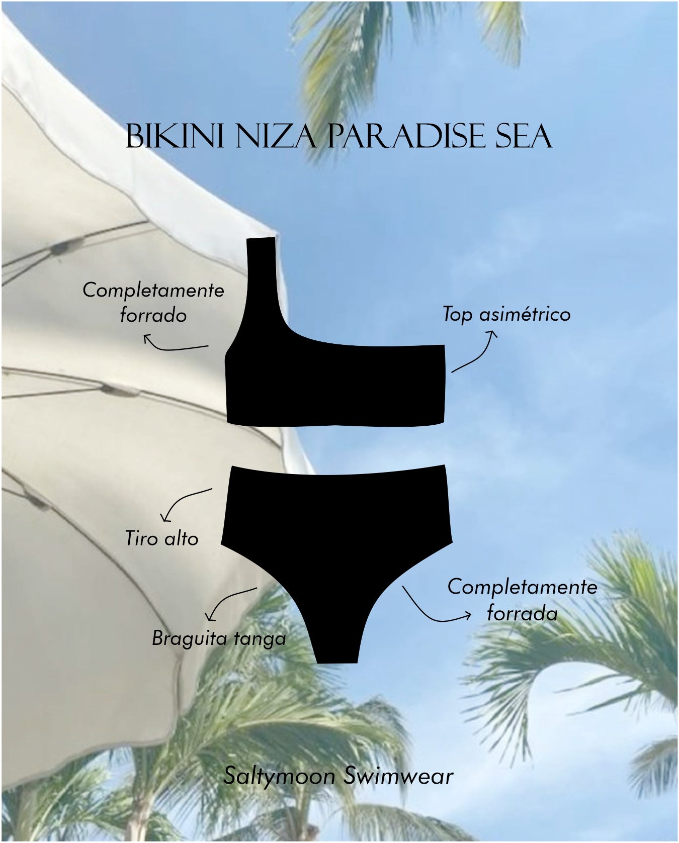 Bikini Niza Paradise Sea- detalles del modelo y diseño