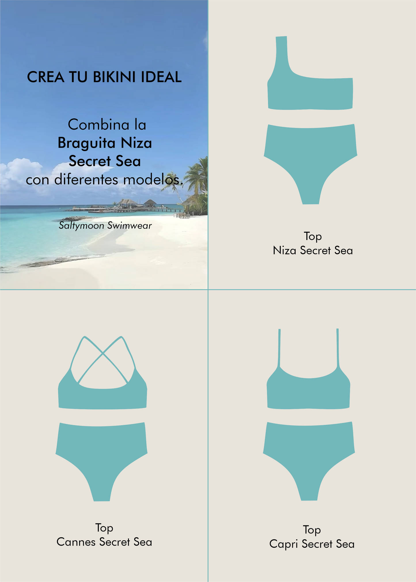 Mix and match Braga Niza Secret Sea - Saltymoon