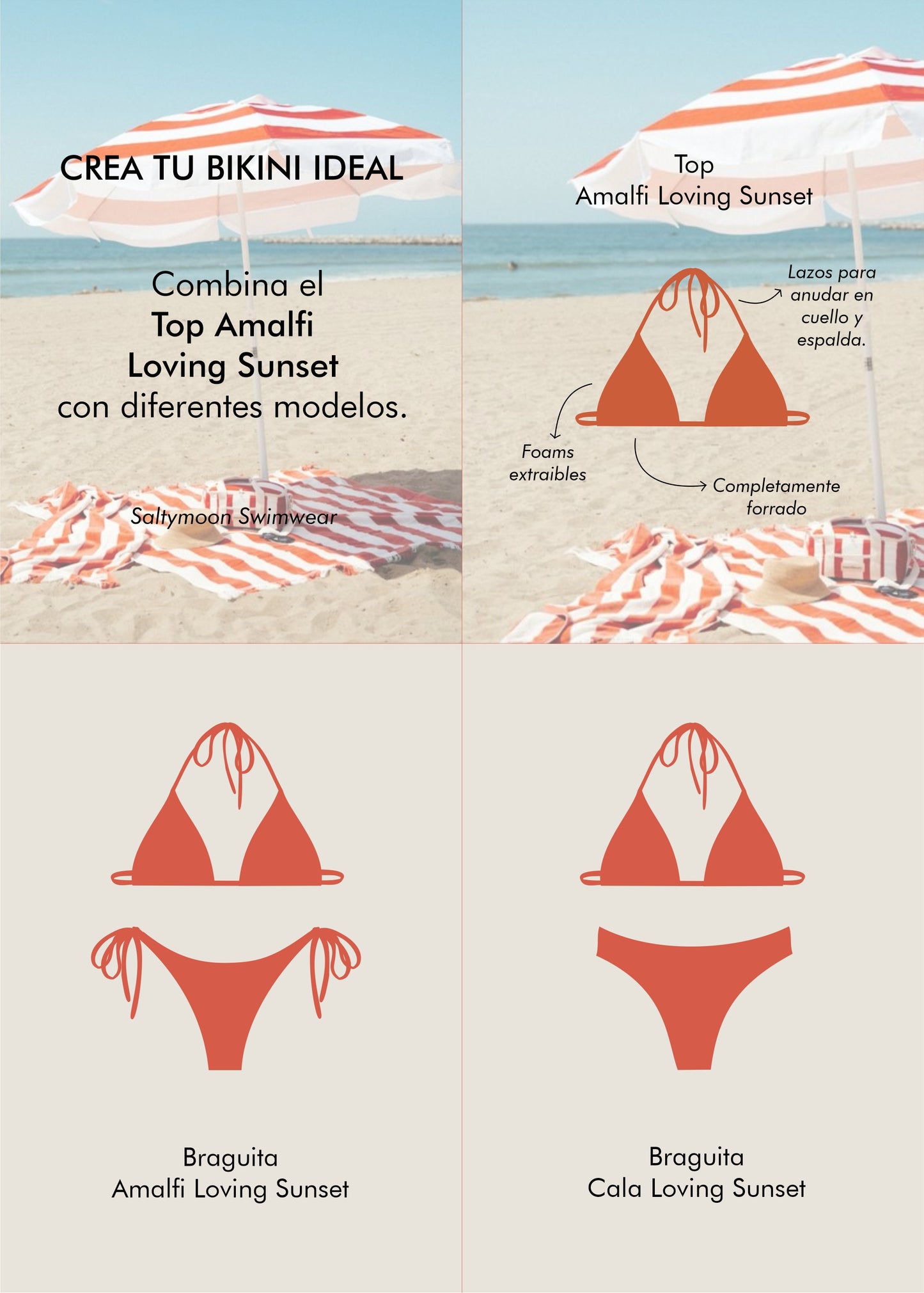mix and match top amalfi loving sunset  - saltymoon